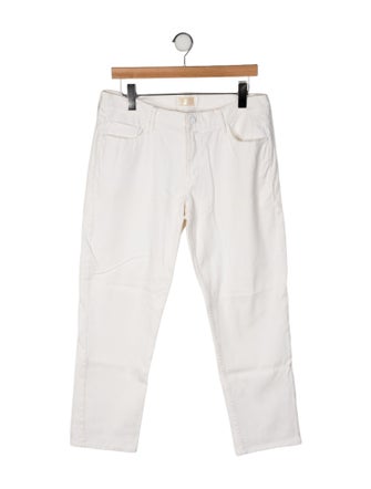 Mother Mid-Rise Straight Leg Jeans