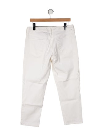 Mother Mid-Rise Straight Leg Jeans