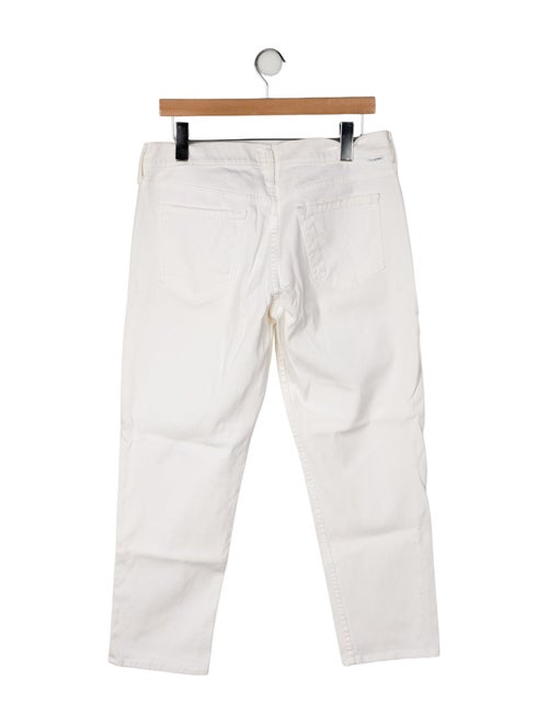 Mother Mid-Rise Straight Leg Jeans