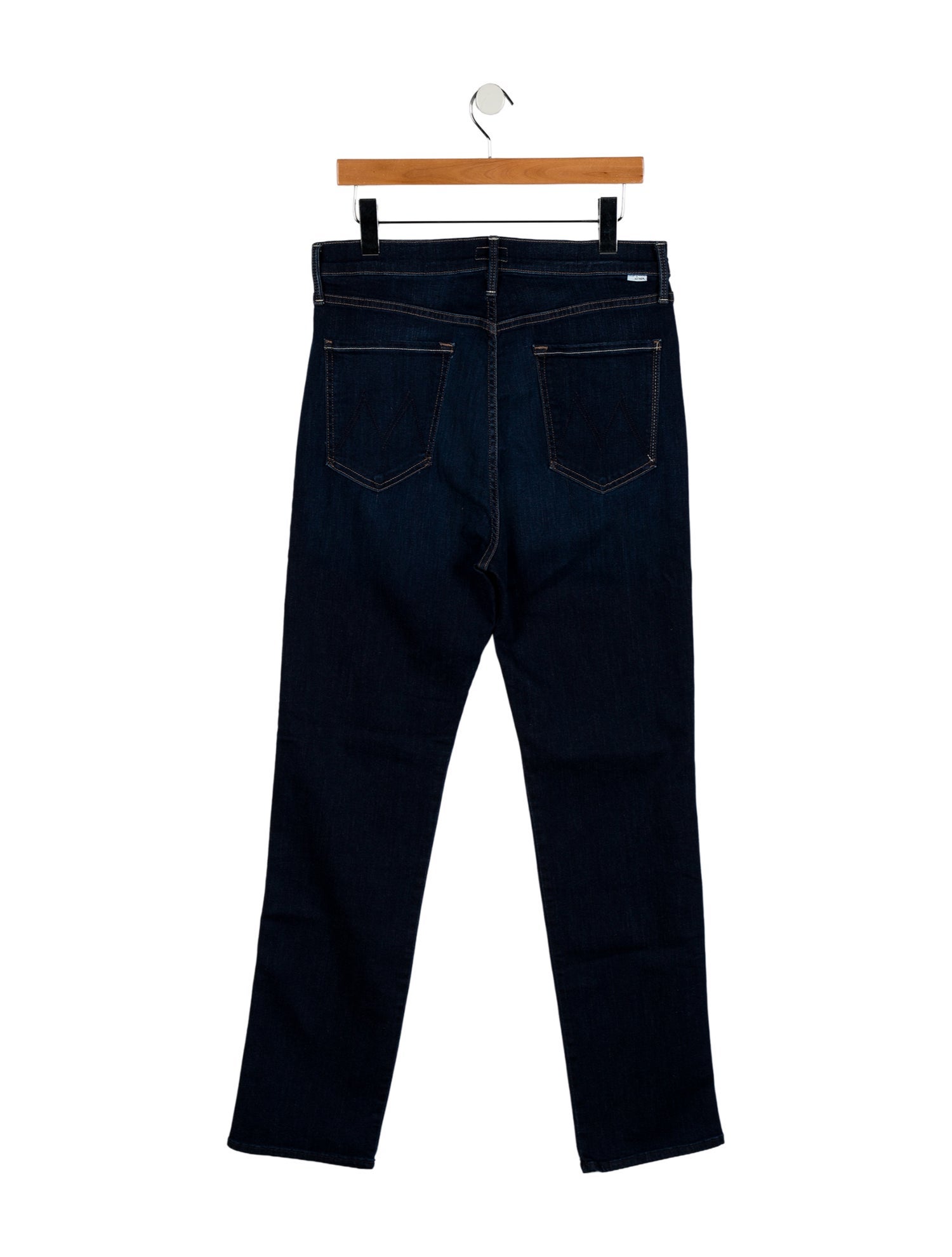 Mother High-Rise Straight Leg Jeans