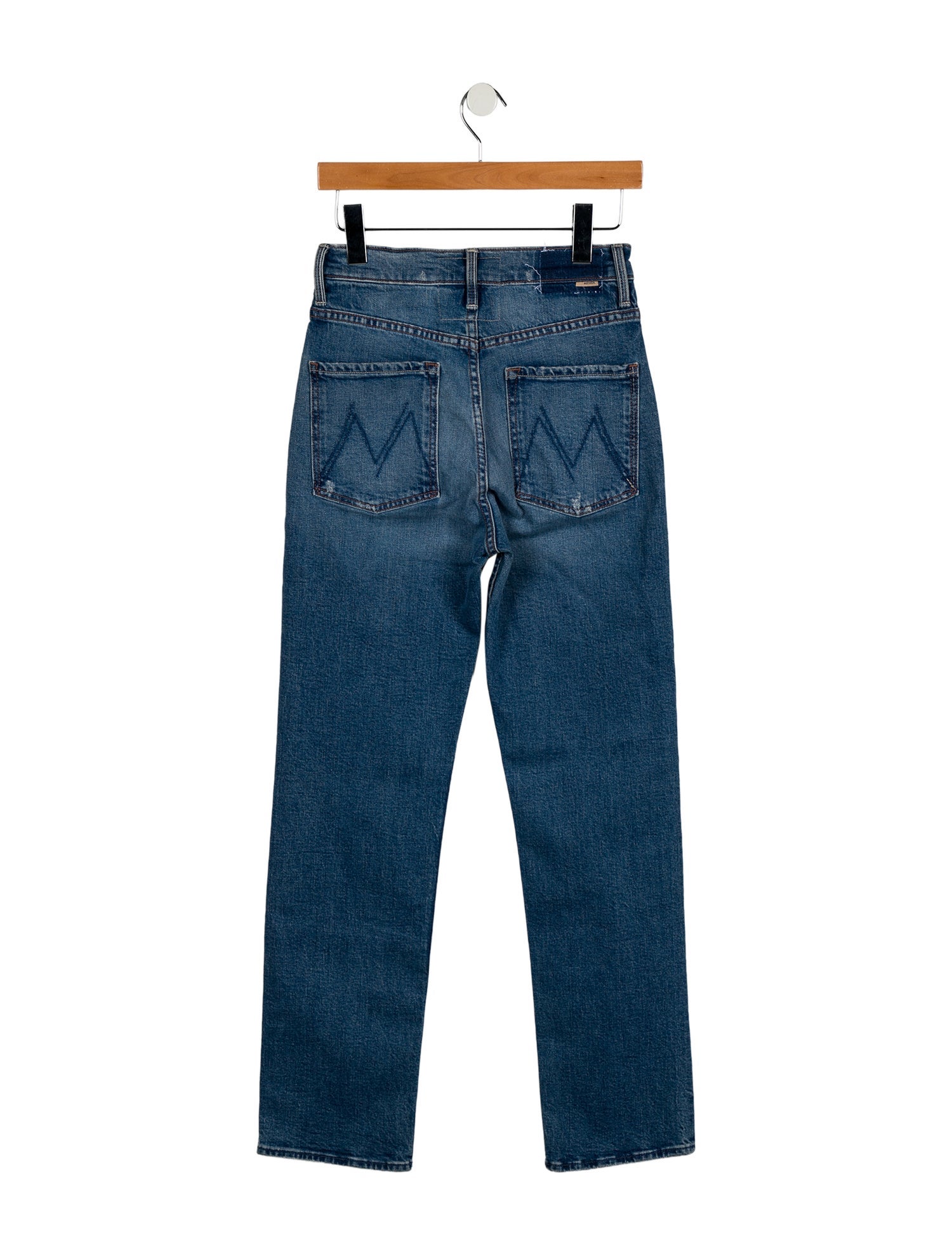 Mother High-Rise Straight Leg Jeans