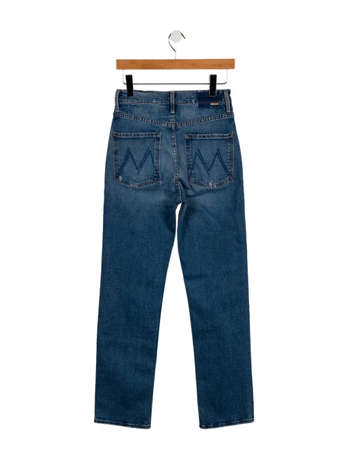 Mother High-Rise Straight Leg Jeans