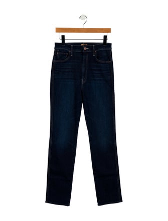 Mother High-Rise Straight Leg Jeans