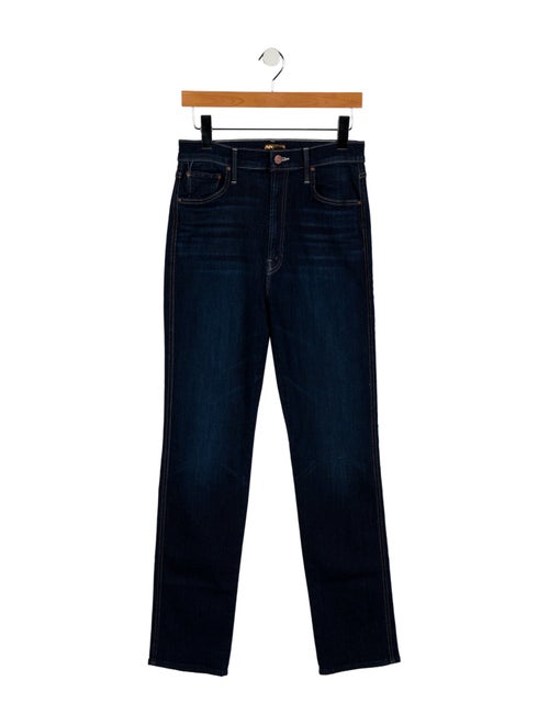 Mother High-Rise Straight Leg Jeans
