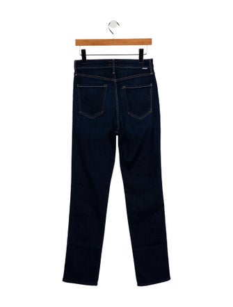 Mother High-Rise Straight Leg Jeans