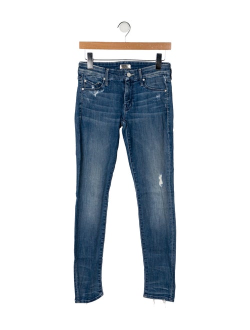 Mother Mid-Rise Skinny Leg Jeans