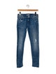 Mother Mid-Rise Skinny Leg Jeans