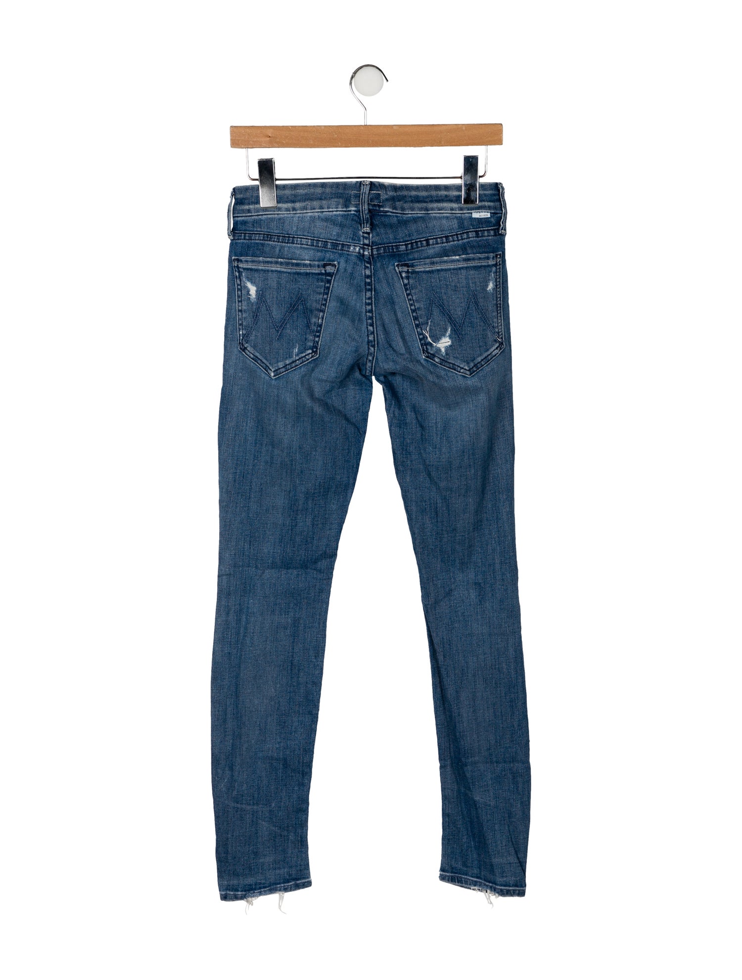 Mother Mid-Rise Skinny Leg Jeans
