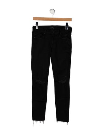 Mother Mid-Rise Skinny Leg Jeans