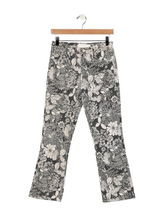 Mother High-Rise Straight Leg Jeans