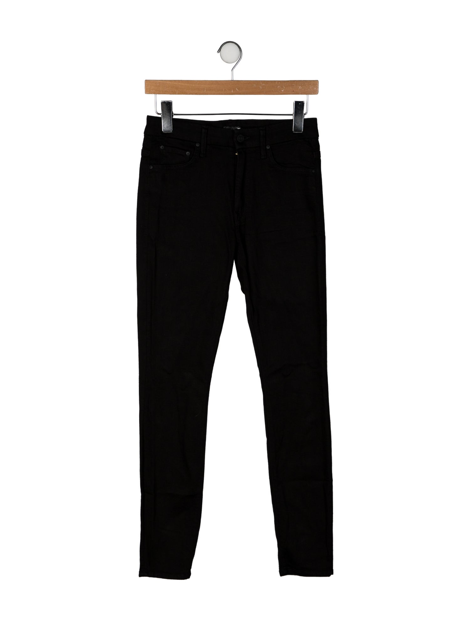 Mother Mid-Rise Skinny Leg Jeans