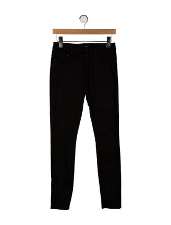 Mother Mid-Rise Skinny Leg Jeans