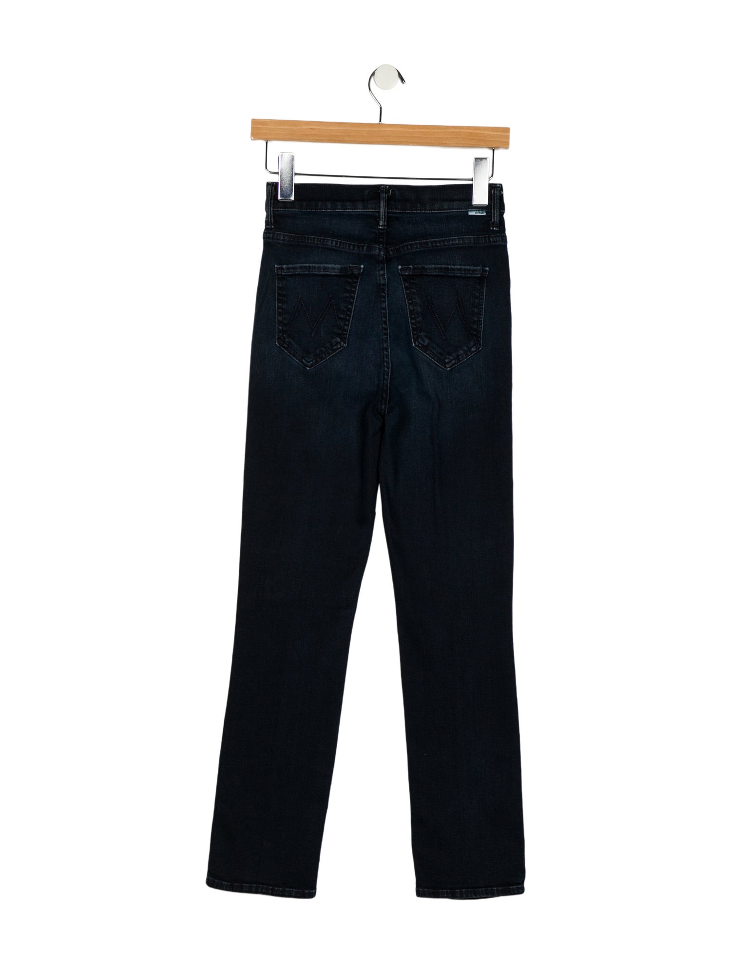 Mother Mid-Rise Straight Leg Jeans