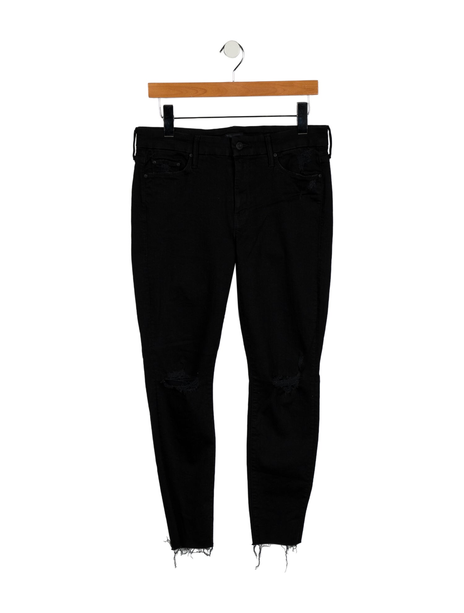 Mother Mid-Rise Skinny Leg Jeans