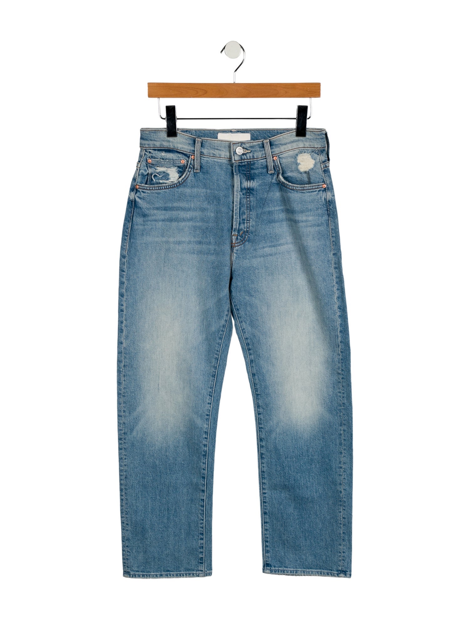 Mother High-Rise Straight Leg Jeans w/ Tags