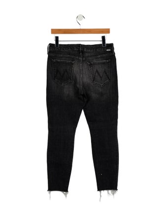Mother Mid-Rise Skinny Leg Jeans