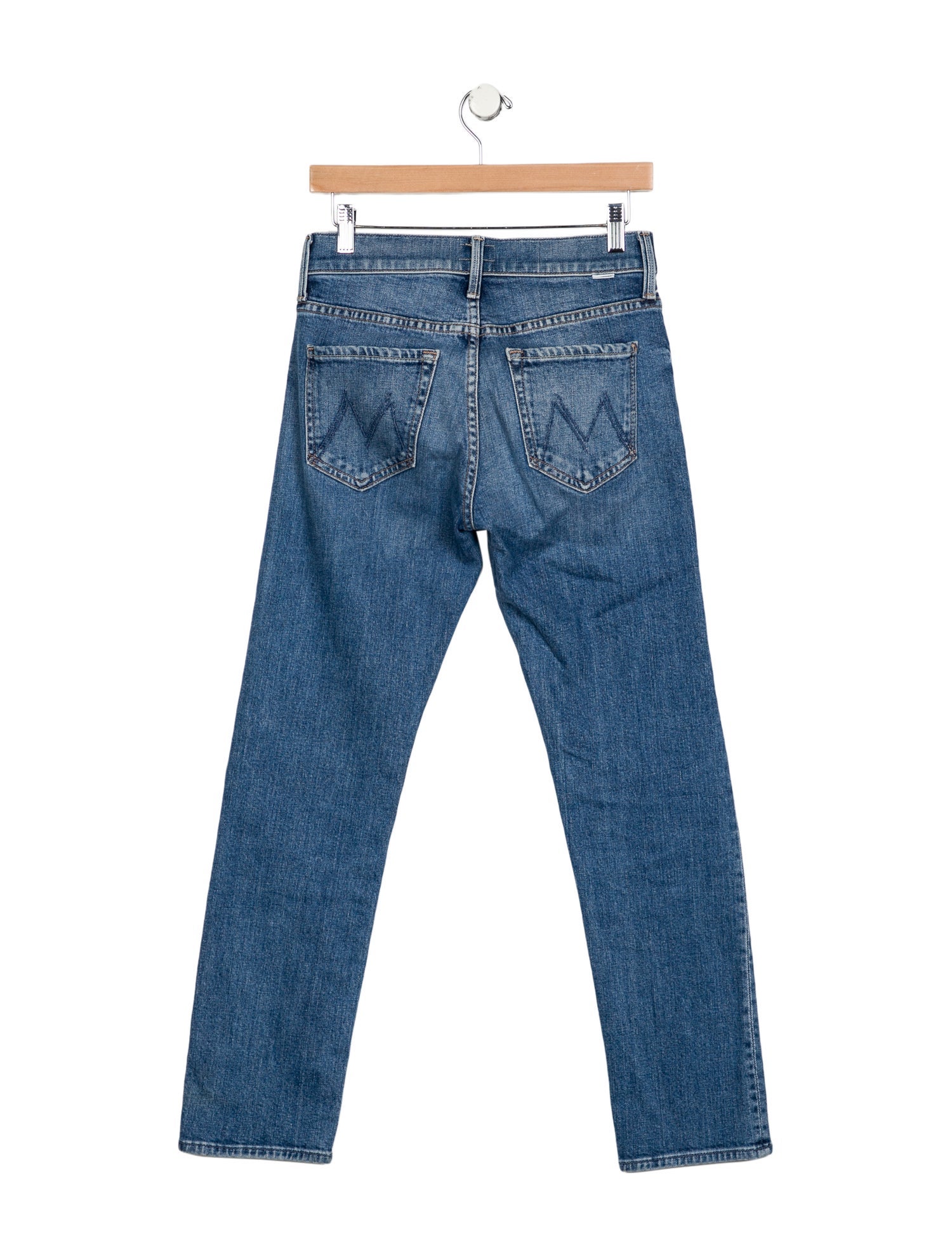 Mother Mid-Rise Straight Leg Jeans