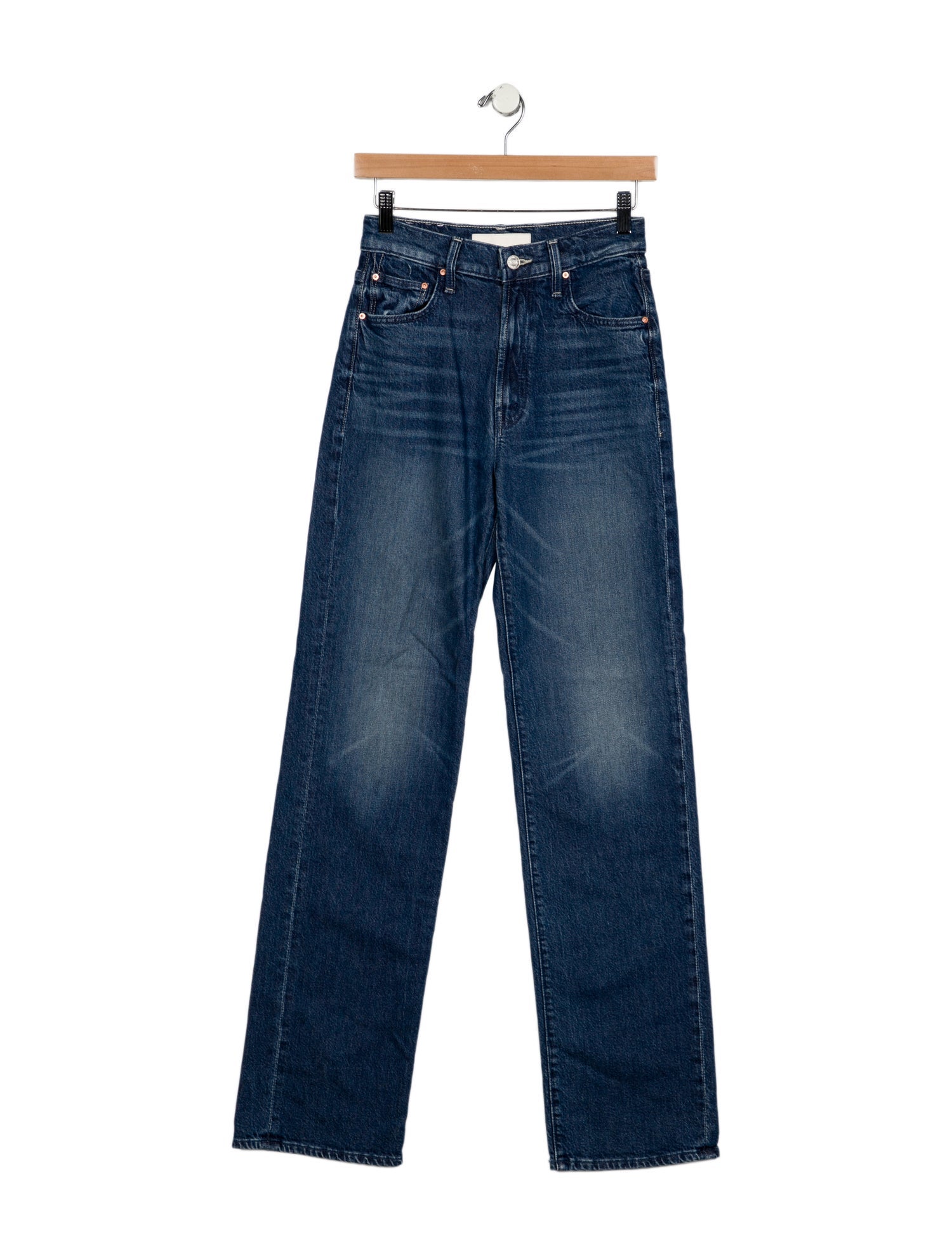 Mother High-Rise Straight Leg Jeans