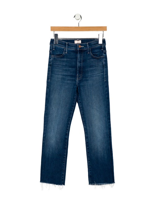 Mother Mid-Rise Straight Leg Jeans