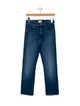 Mother Mid-Rise Straight Leg Jeans