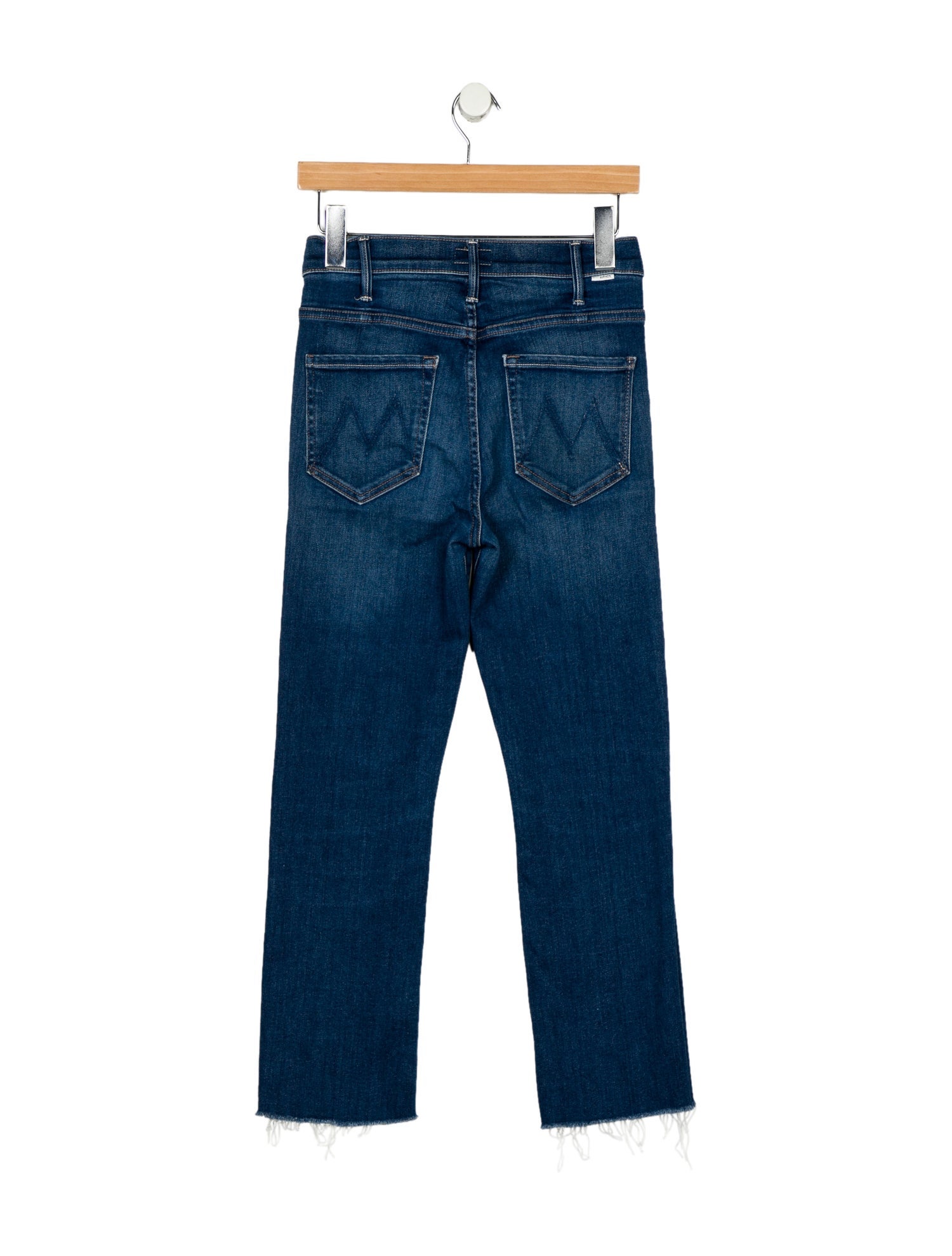 Mother Mid-Rise Straight Leg Jeans