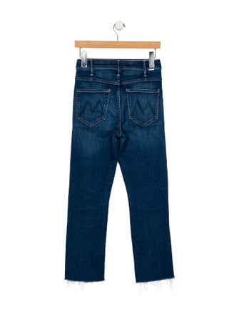 Mother Mid-Rise Straight Leg Jeans
