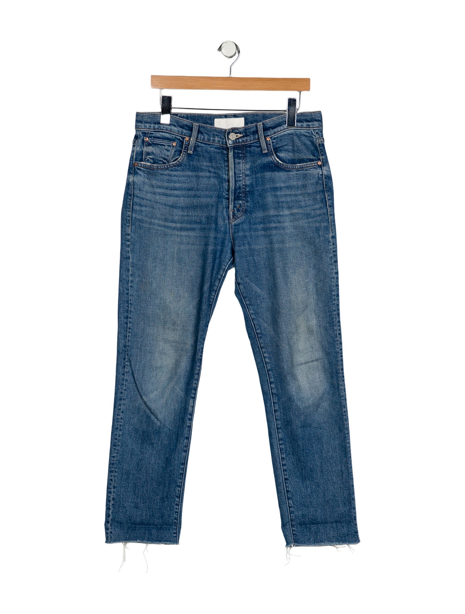 Mother High-Rise Straight Leg Jeans