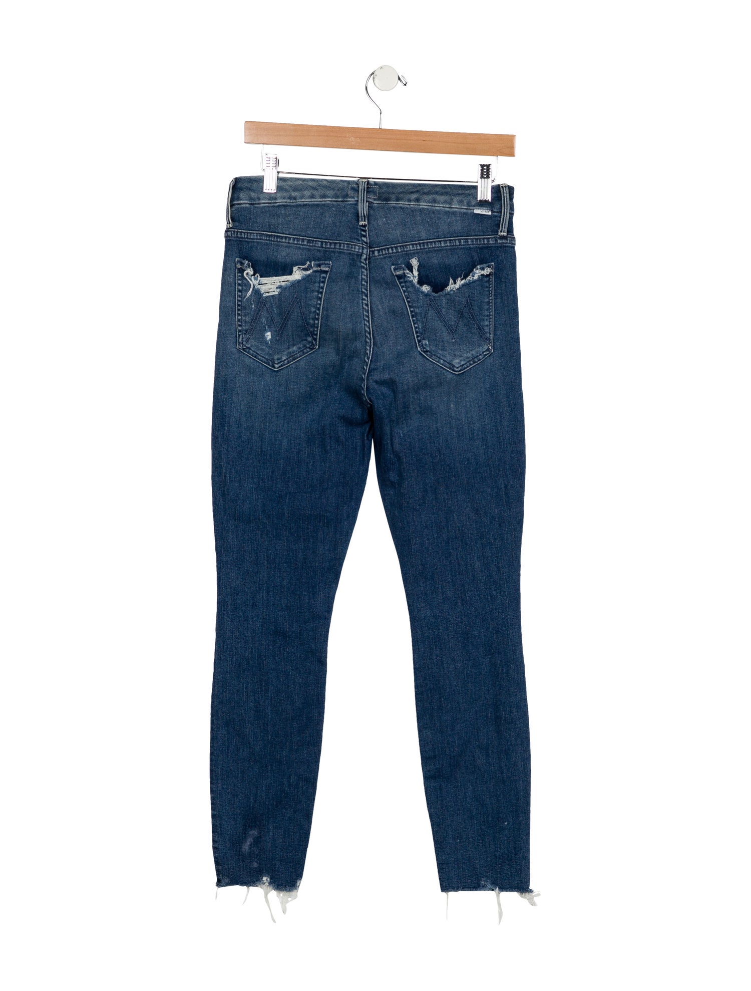 Mother Mid-Rise Skinny Leg Jeans