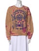 Mother Graphic Print Crew Neck Sweatshirt