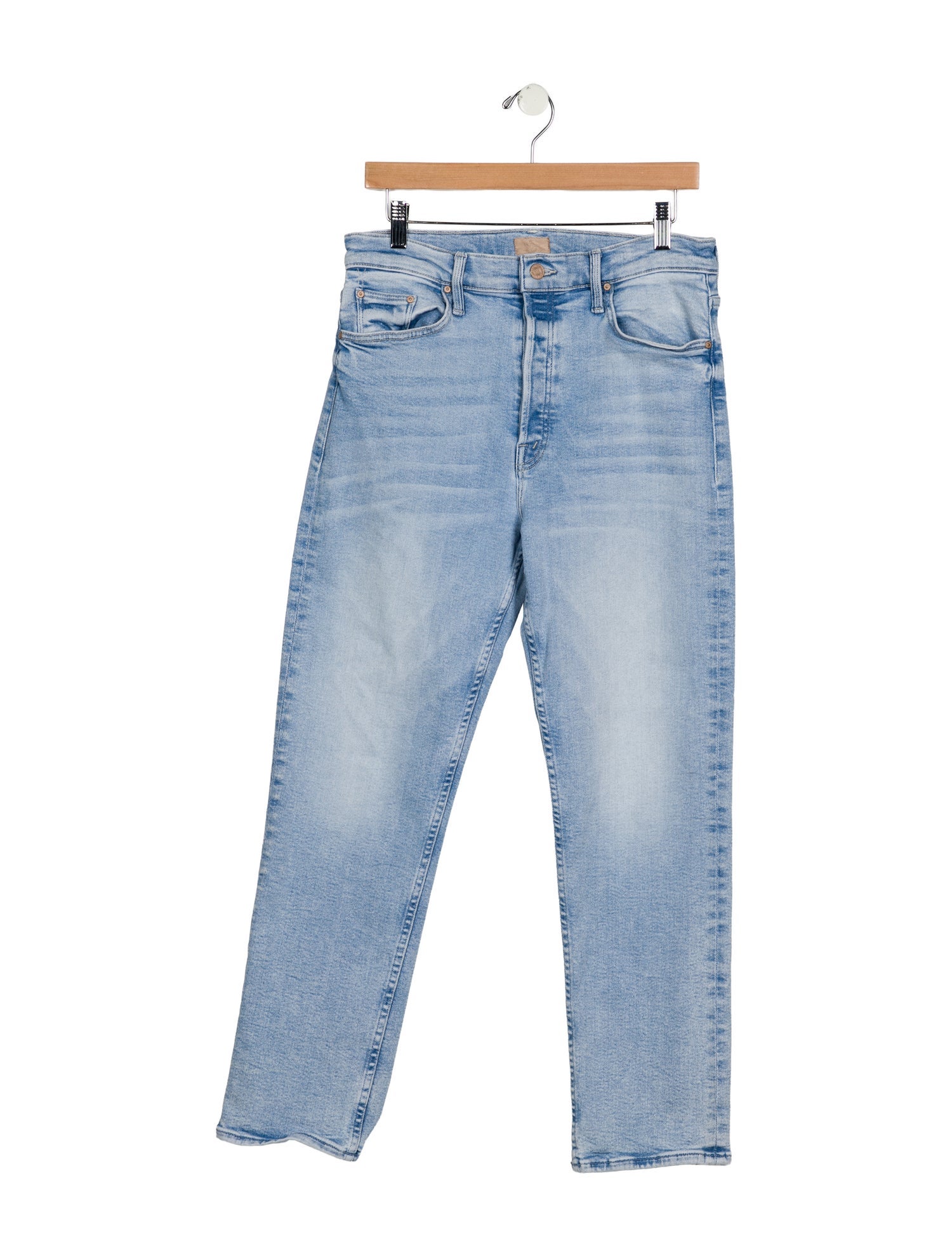 Mother High-Rise Straight Leg Jeans