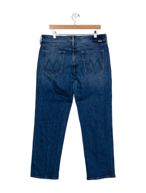 Mother Mid-Rise Straight Leg Jeans