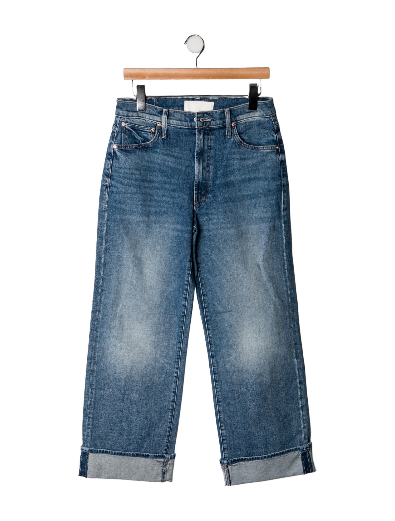 Mother High-Rise Wide Leg Jeans
