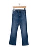 Mother Mid-Rise Straight Leg Jeans