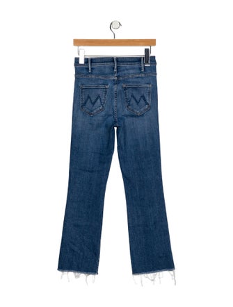Mother Mid-Rise Straight Leg Jeans