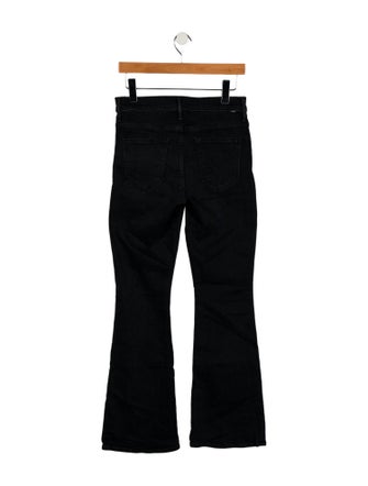Mother Mid-Rise Wide Leg Jeans