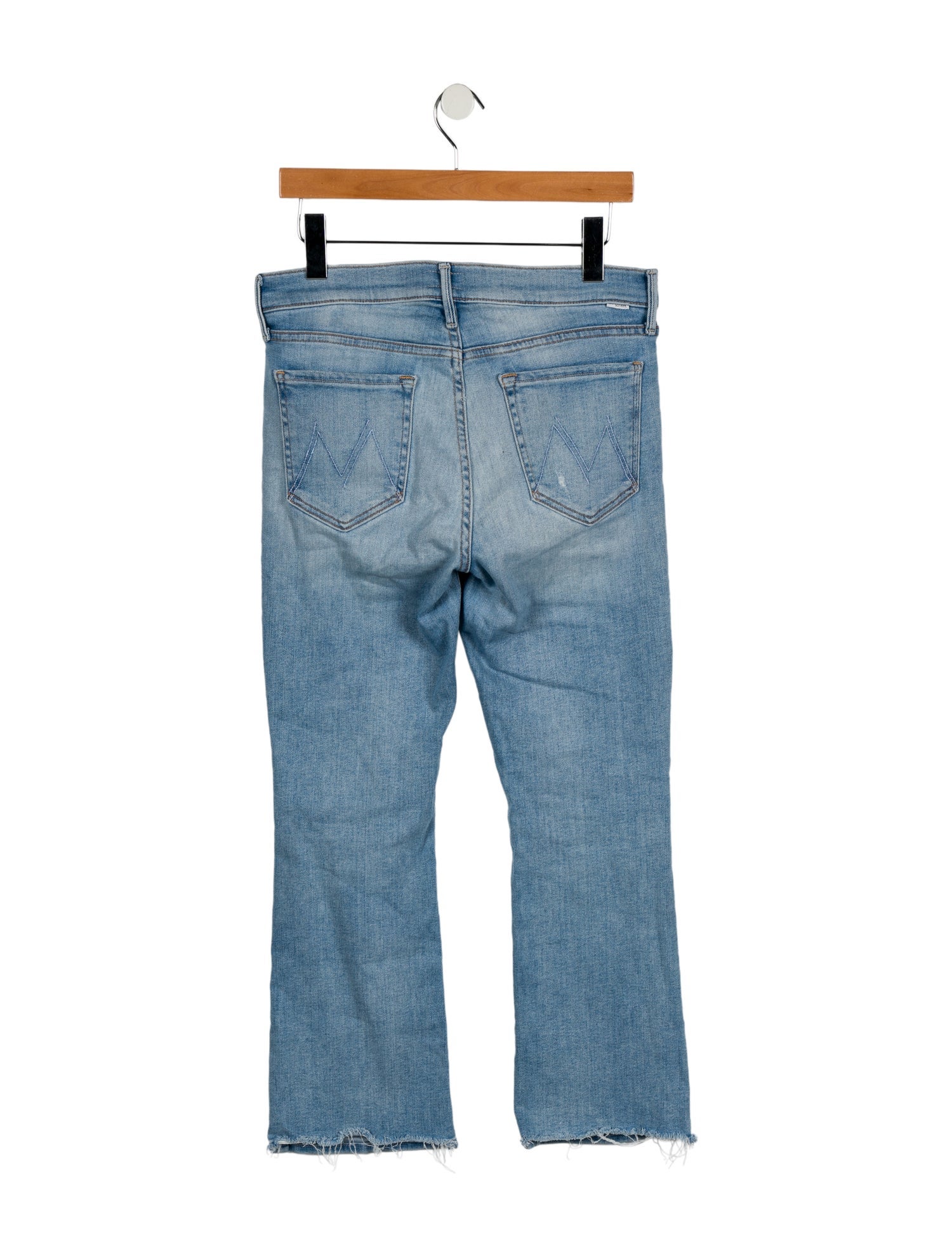 Mother Mid-Rise Straight Leg Jeans