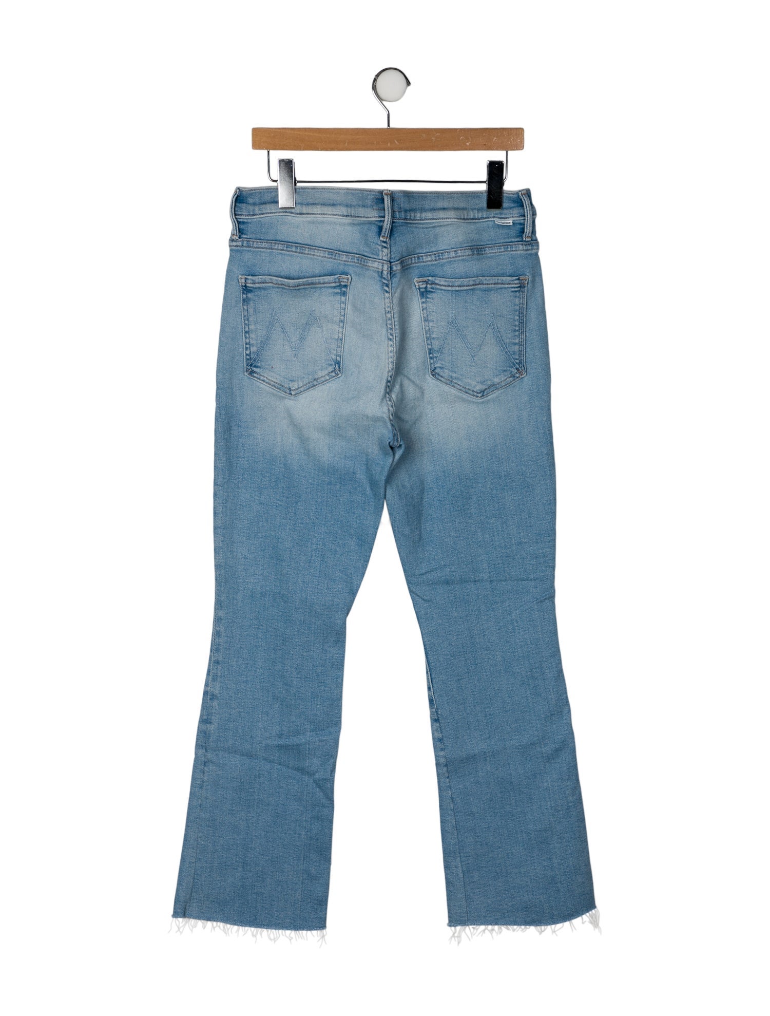 Mother Mid-Rise Straight Leg Jeans