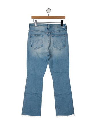 Mother Mid-Rise Straight Leg Jeans