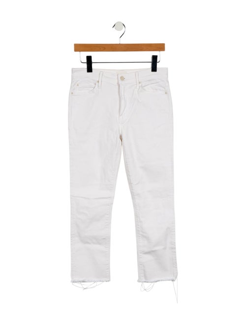 Mother Mid-Rise Straight Leg Jeans