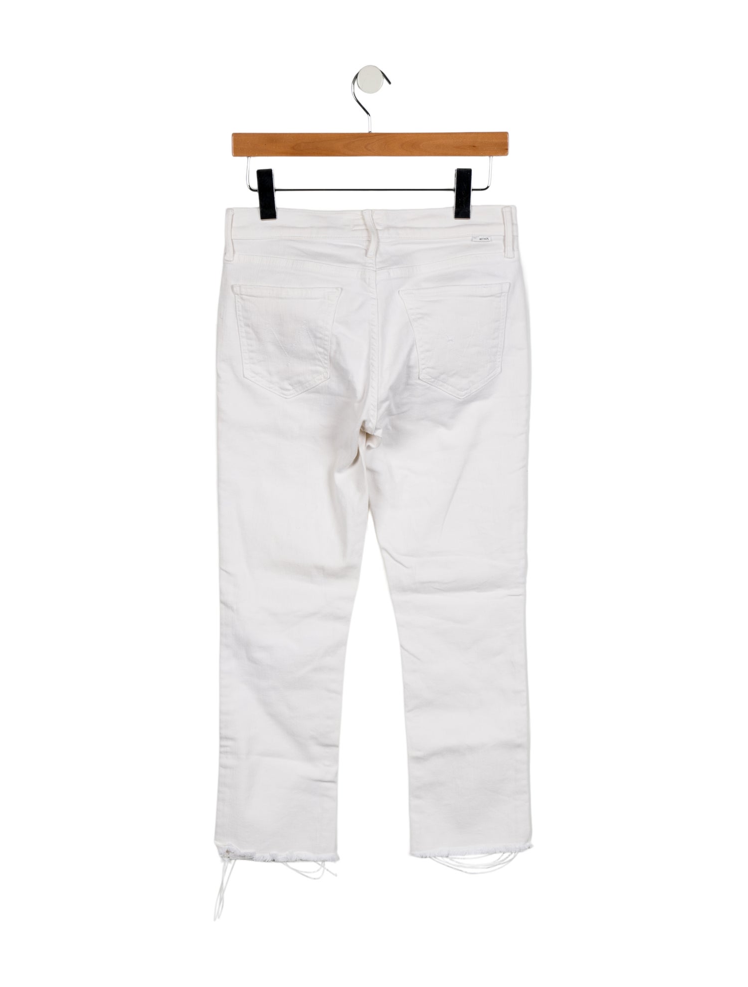 Mother Mid-Rise Straight Leg Jeans