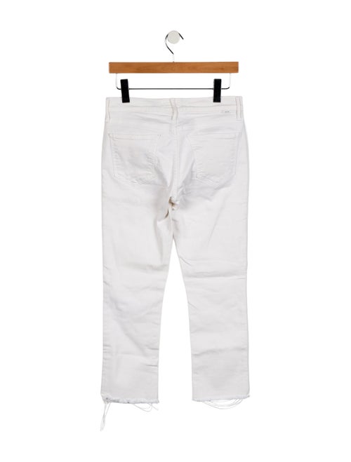 Mother Mid-Rise Straight Leg Jeans