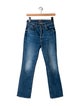 Mother Mid-Rise Straight Leg Jeans