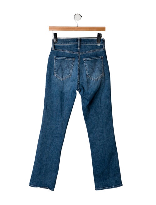 Mother Mid-Rise Straight Leg Jeans