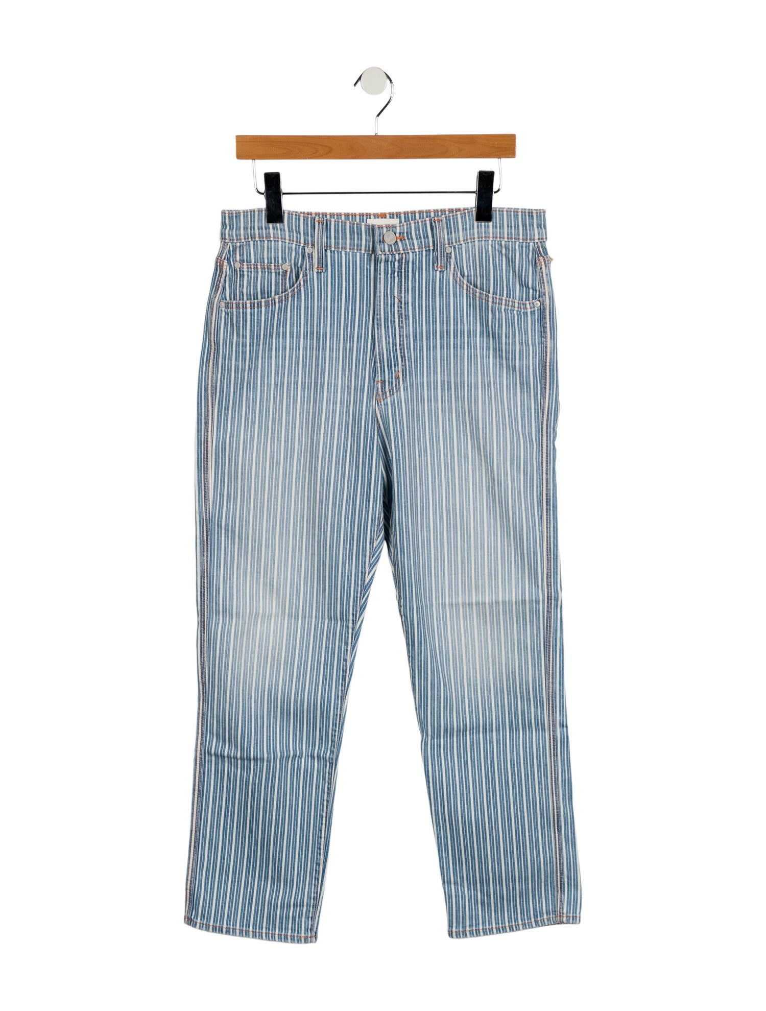 Mother Striped Straight Leg Pants w/ Tags