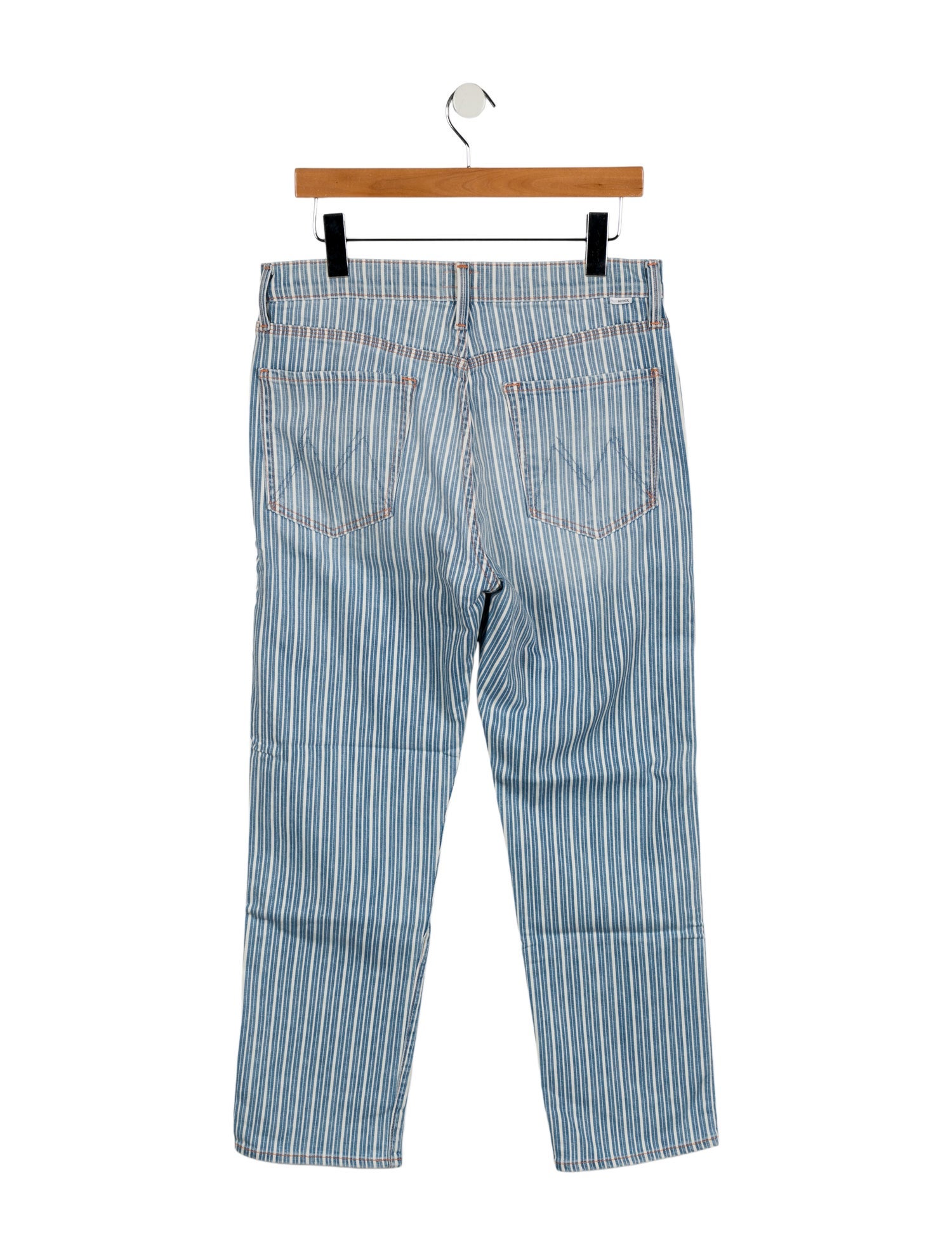 Mother Striped Straight Leg Pants w/ Tags