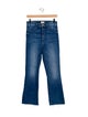 Mother Mid-Rise Straight Leg Jeans