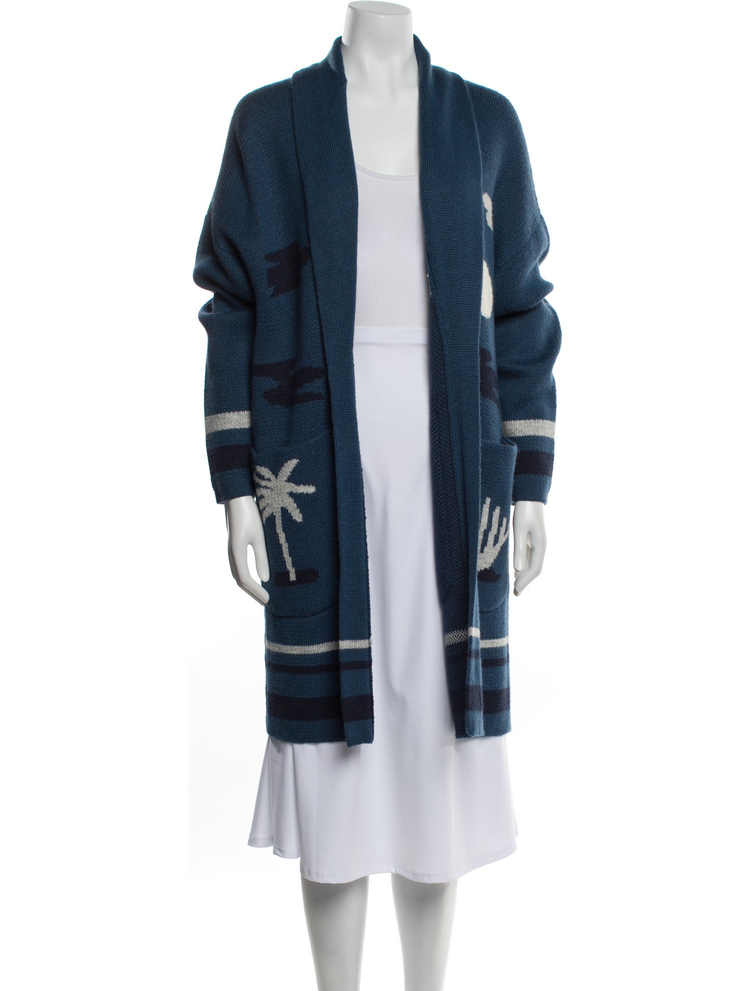 Mother Alpaca Graphic Print Coat