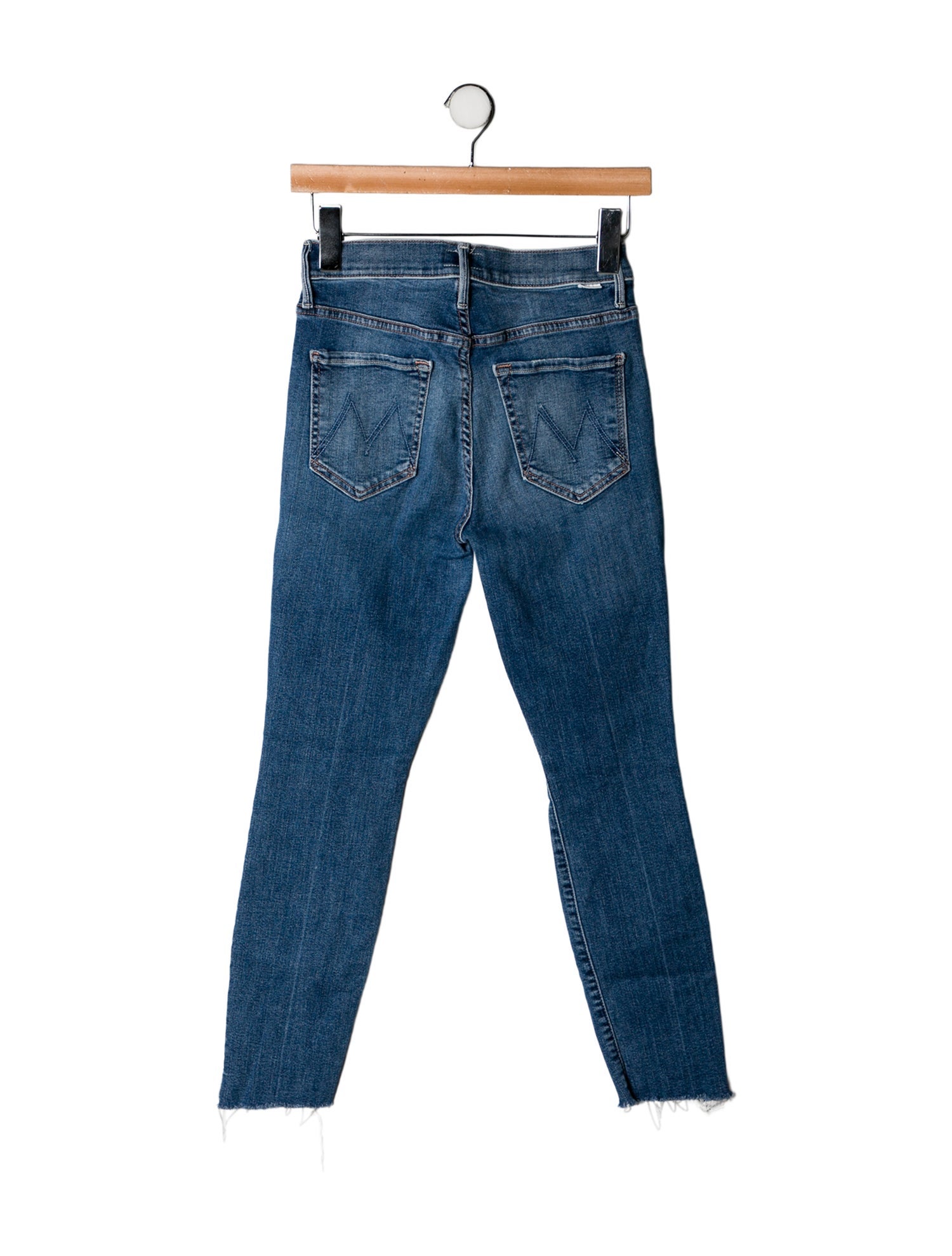 Mother Mid-Rise Skinny Leg Jeans