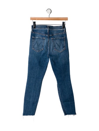 Mother Mid-Rise Skinny Leg Jeans