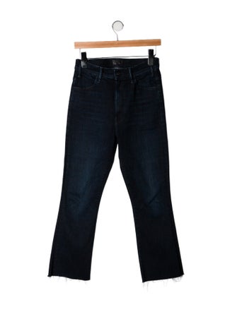 Mother Mid-Rise Straight Leg Jeans